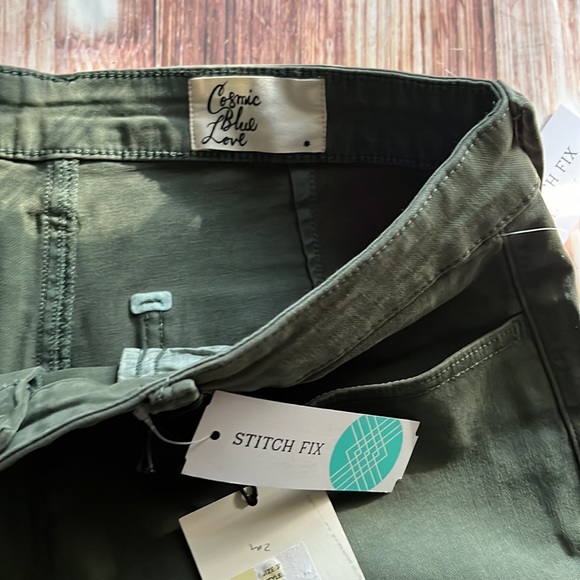 Cosmic Blue High Rise Relaxed Wide Leg pant 32 - Picture 3 of 12